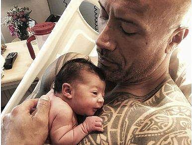 The Rock with his third daughter Tiana Gia Johnson | Photo: TheRock/Instagram