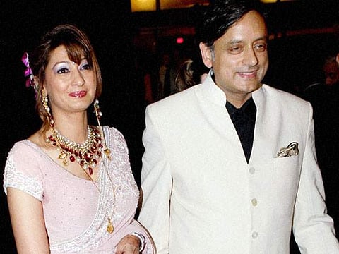 Sunanda Pushkar and Shashi Tharoor