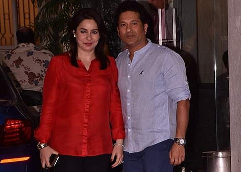 Sachin Tendulkar and Anjali Tendulkar
