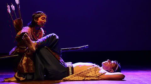 A scene from the play