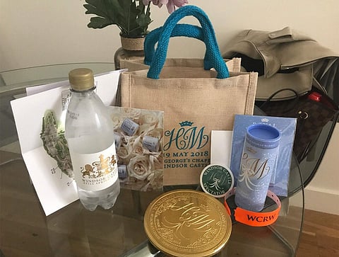 The royal wedding gift bags