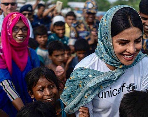 Priyanka Chopra in Cox's Bazaar