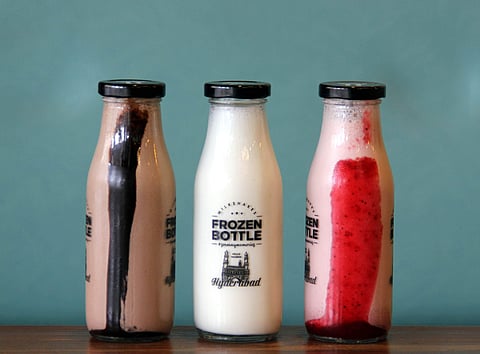 L to R: Nutty Chocolate, Popcorn and Red Velvet Shakes