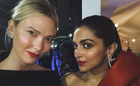 Karlie Kloss and Deepika Padukone