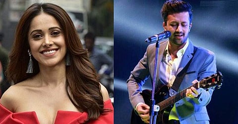Nushrat Bharucha and Atif Aslam