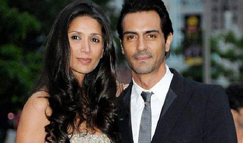 Mehr Jessia and Arjun Rampal in happier times
