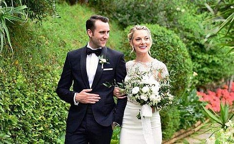Matthew Lewis with wife Angela Jones