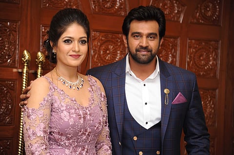 In Pictures: Kannada actors Meghana Raj and Chiranjeevi Sarja get married in a two-part wedding ceremony