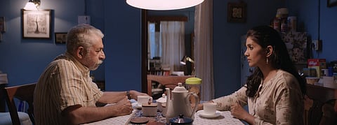 Naseeruddin Shah and Sonali Kulkarni in a still from the movie