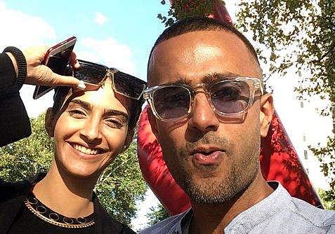 Sonam Kapoor with boyfriend Anand Ahuja