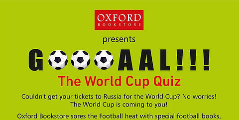 GOOOAAL! at Oxford Bookstore, Kolkata