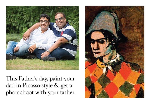 This Father's Day paint your dad Picasso style