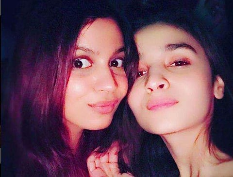 Alia Bhatt with sister Shaheen Bhatt