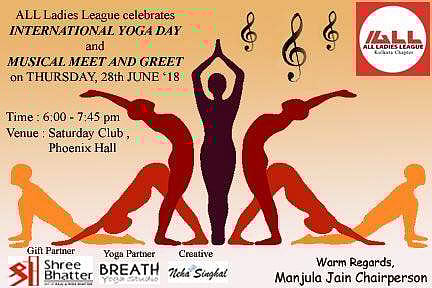 International Yoga Day celebrations by ALL Ladies League
