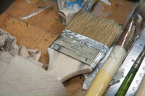 Oil painting workshop at Apparao Galleries