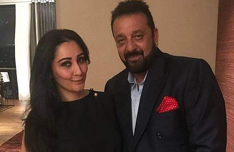 Maanyata Dutt with Sanjay Dutt