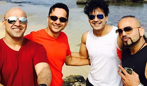 A Band Of Boys members Danny Fernandes along with Karan Oberoi, Chin2 Bhosale and Sherrin Varghese