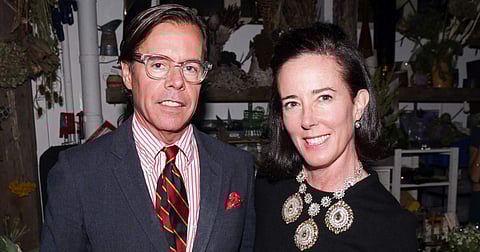 Kate Spade with husband Andy Spade