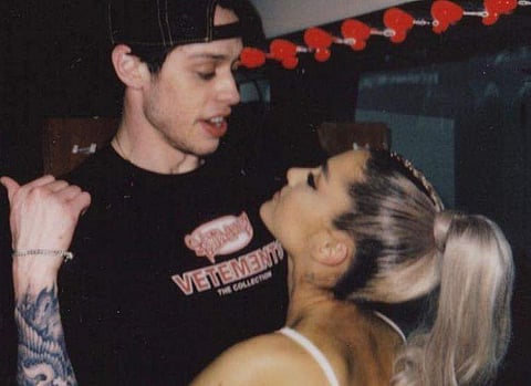 Pete Davidson and Ariana Grande
