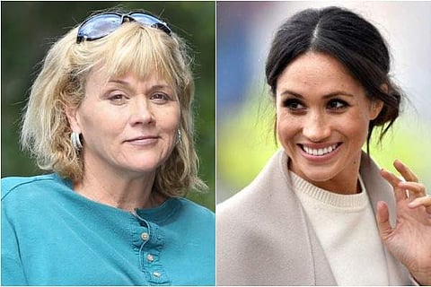 Samantha Markle with half-sister Meghan Markle