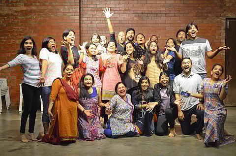 A picture from their last workshop in Bengaluru