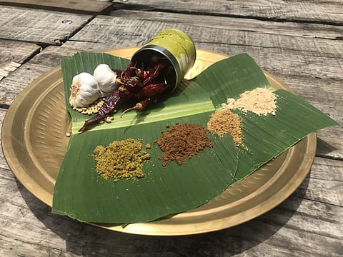 This five-star hotel offers out-of-town guests homemade South Indian podis as they check out