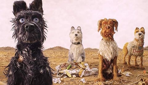 A still from Isle of Dogs