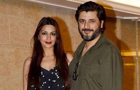 Sonali Bendre with husband Goldie Behl