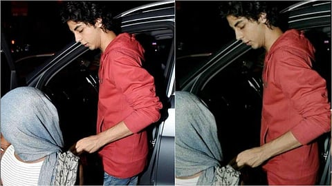 Aryan Khan helping a poor kid on the road