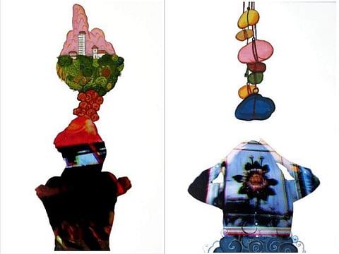 Two collaborative works by Monique Romeiko and Vagaram Choudhary