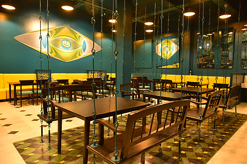 Interiors at Andhra Anaam