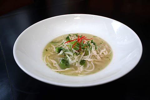 Thukpa Chicken Noodles Soup at The Raintree, St Mary's Road