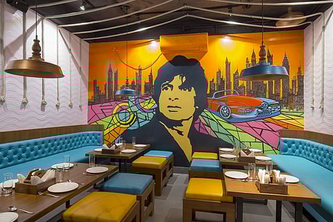 The interiors of the newly opened eatery, Friday Release