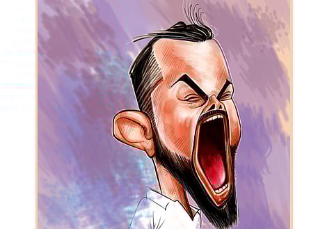 cartoons and caricatures by Mrityunjay Chiluveru