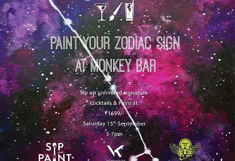 Paint your zodian at Monkey Bar Kolkata