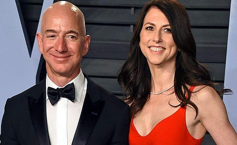 Jeff Bezos and MacKenzie Bezos
