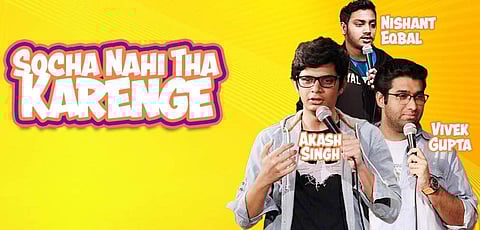 Get ready for a stand-up comedy act by three people next week