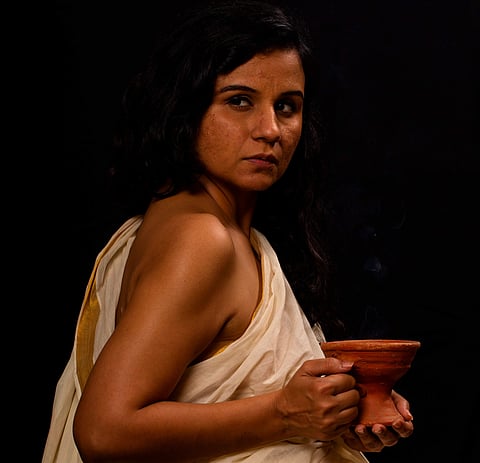 One of the performers