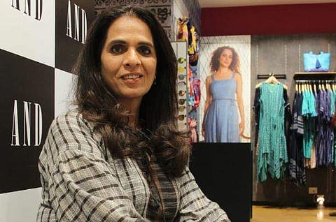 Anita Dongre in Hyderabad. Pic: S Senbagapandiyan
