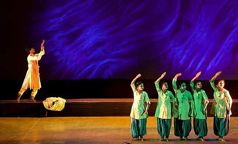 Sandip Mallick in performance