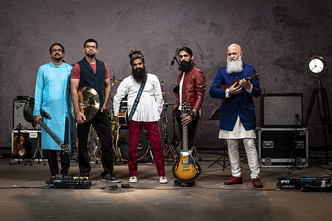 L to R: Jishnu, Joel, Vasu, Varun and Sanjeev