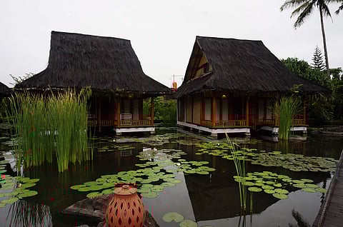 At the Kampung Sumber Alam resort