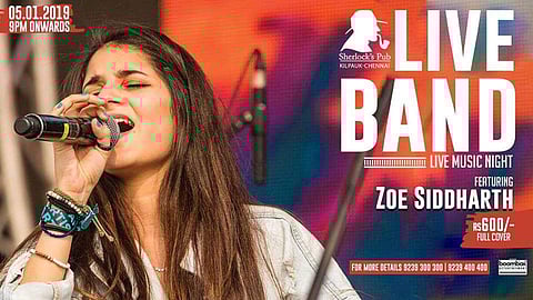 Zoe Siddharth live at Sherlock's Pub