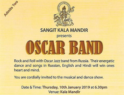 Jazz Band Oscar to perform in Kolkata