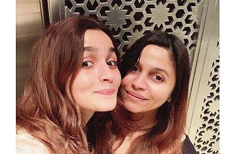 Alia and Shaheen Bhatt. Source: Instagram