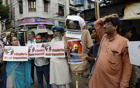 A recent demonstration in Kolkata (Photo: IANS)