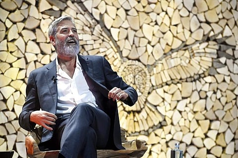 George Clooney (Heikki Saukkomaa/Lehtikuva via AP)