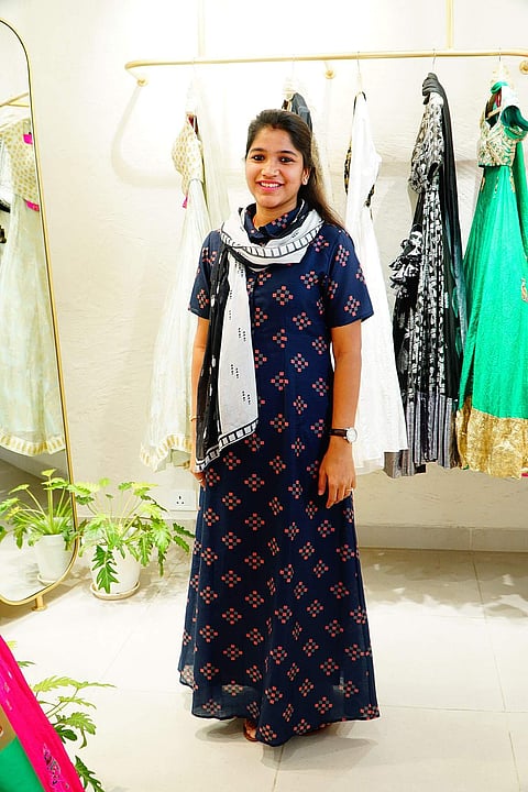 Neha looked simple yet classy