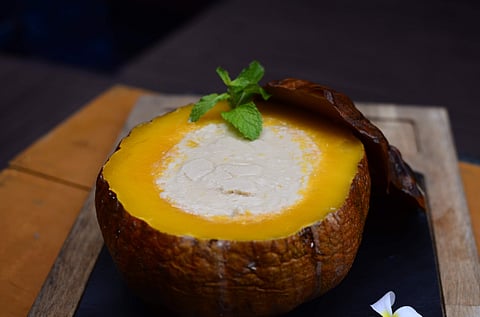 Thai Pumpkin Custard