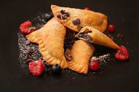 Baked Chocolate Empanadas at Novotel Hyderabad Convention Centre